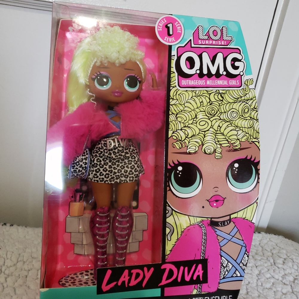 New L.O.L O.M.G Lady Diva Doll